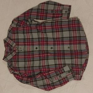 Plaid long sleeve shirt